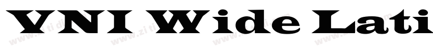 VNI Wide Latin字体转换